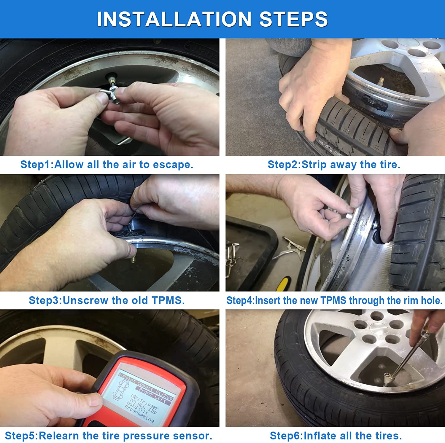 Tire Pressure Monitoring Sensor For Car